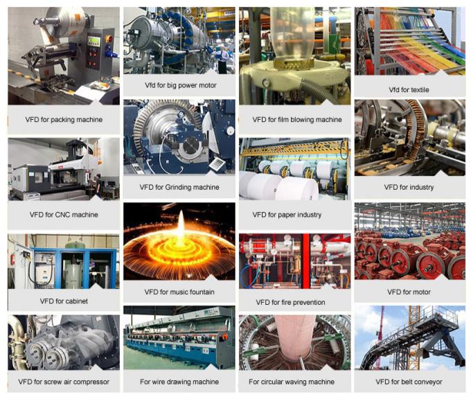 0-3000hz 3.7kw Variable Electric Frequency Drive 5hp 380V Vfd Motor Inverter 2